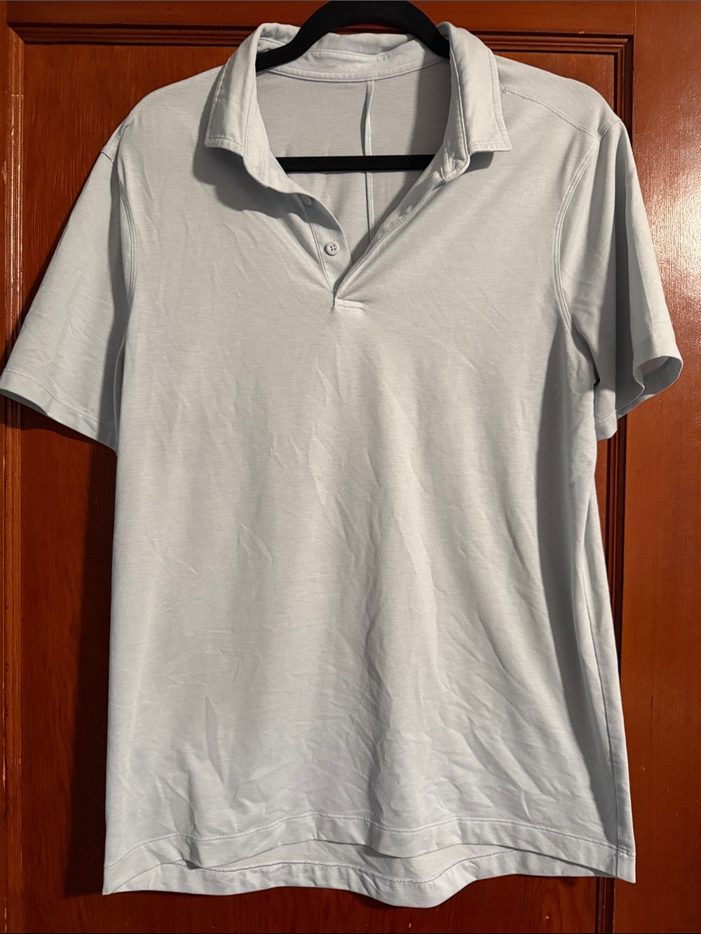 Lululemon  Light Blue Polo Top - Classic Short Sleeve